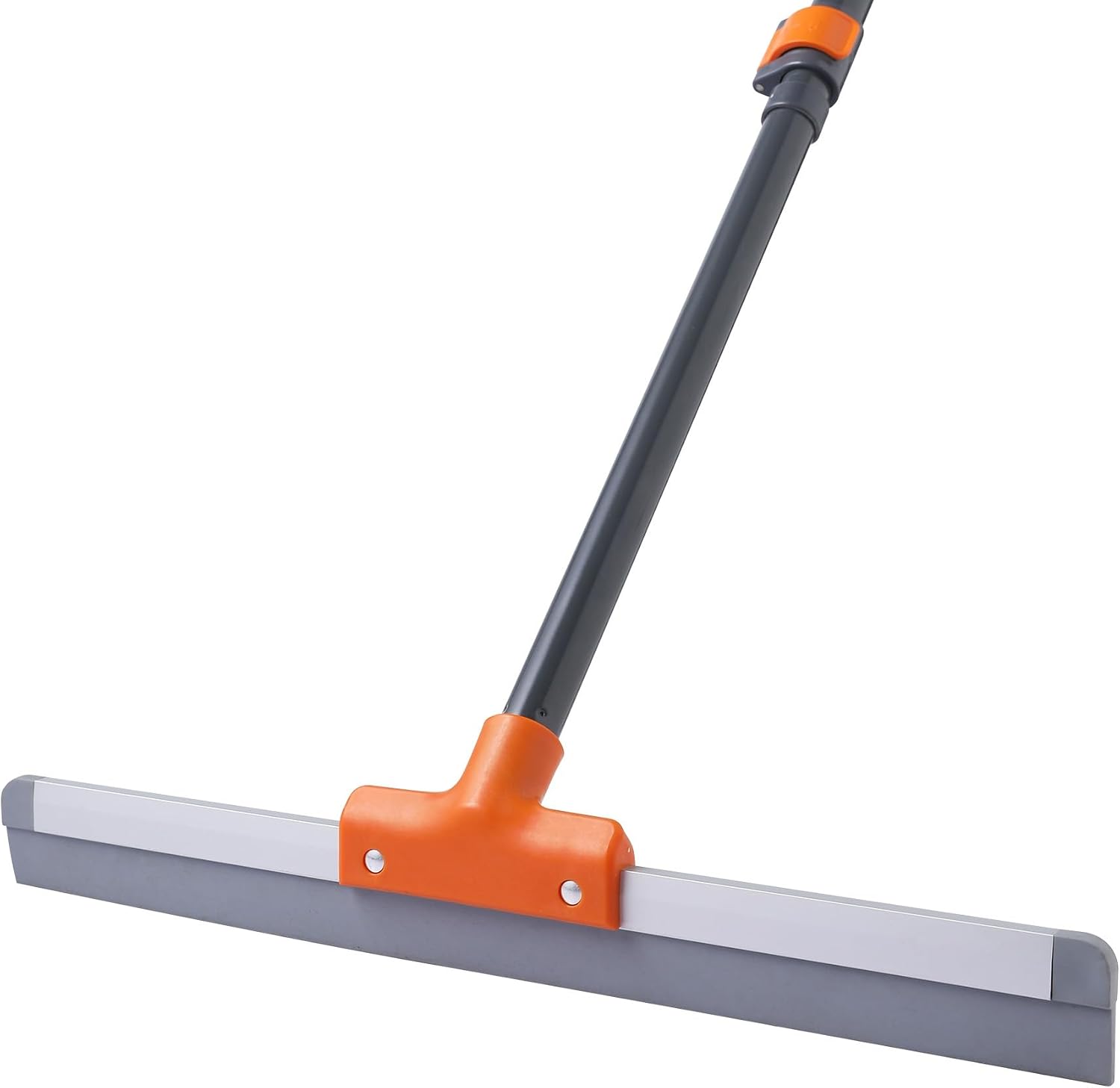 CLEANHOME Rubber Floor Squeegee with Extendable Long Handle